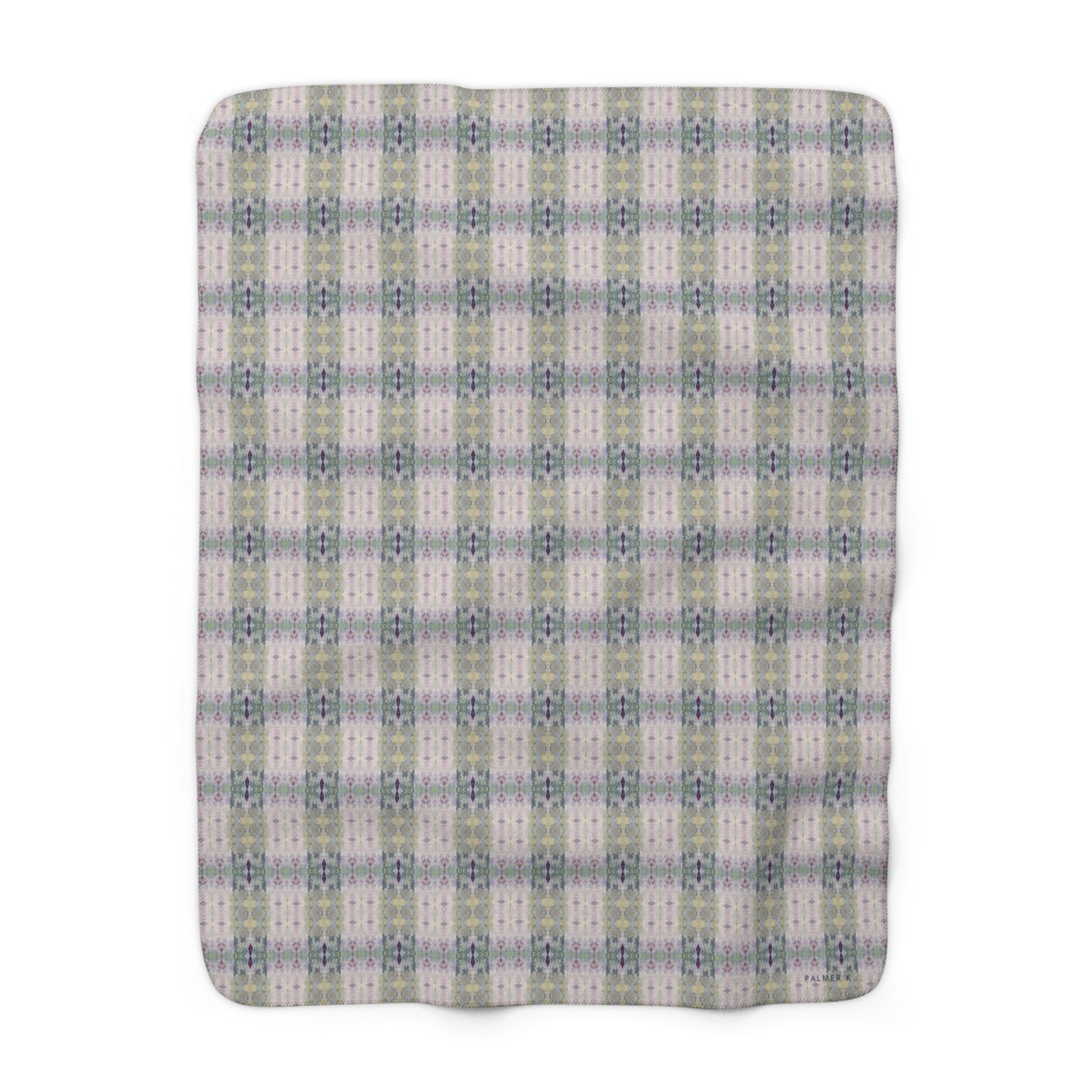 Sherpa Throw Blanket - Hourglass Plaid (TR/P10A)