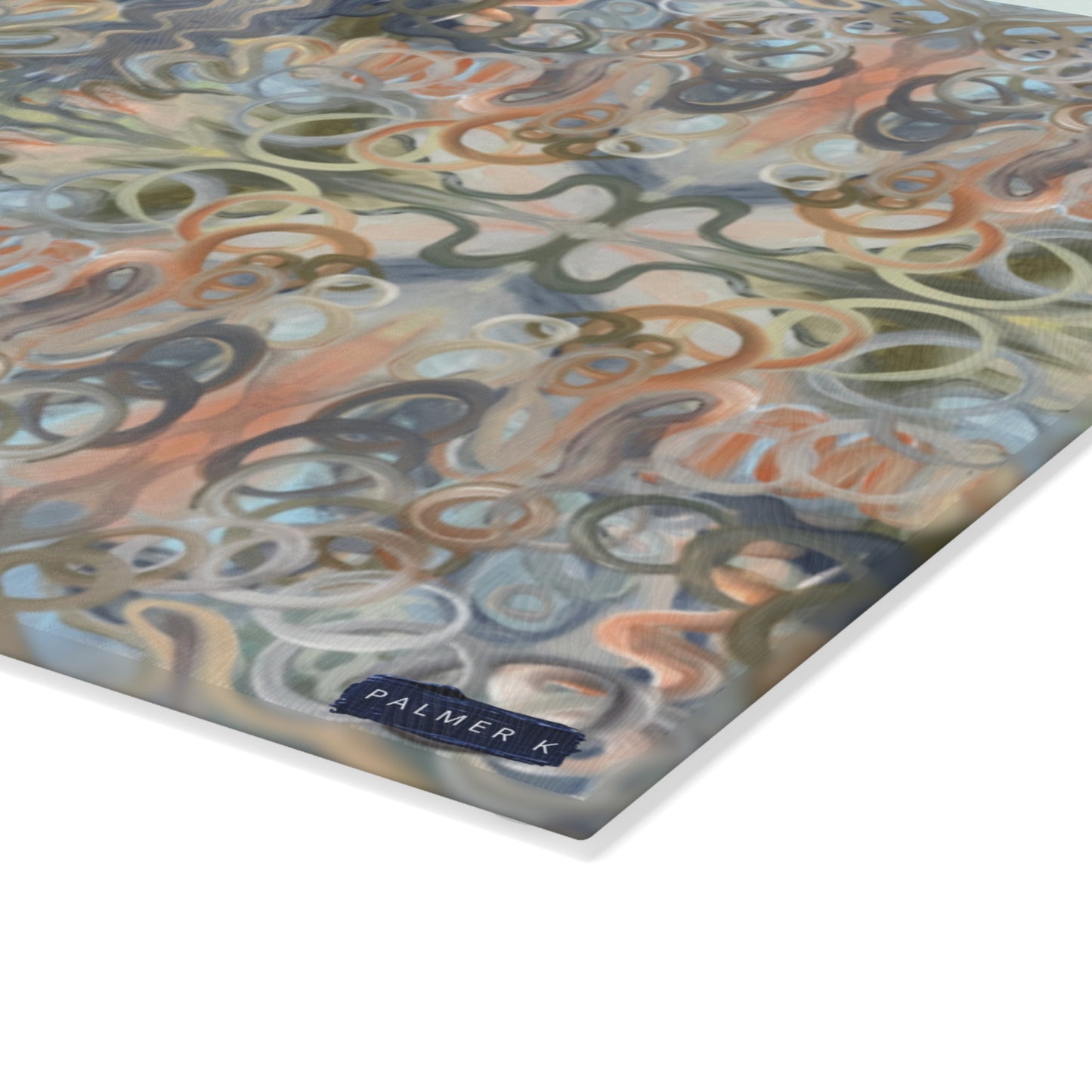 Textured Glass Cutting Board - Rooted Harmony (RC/P1)