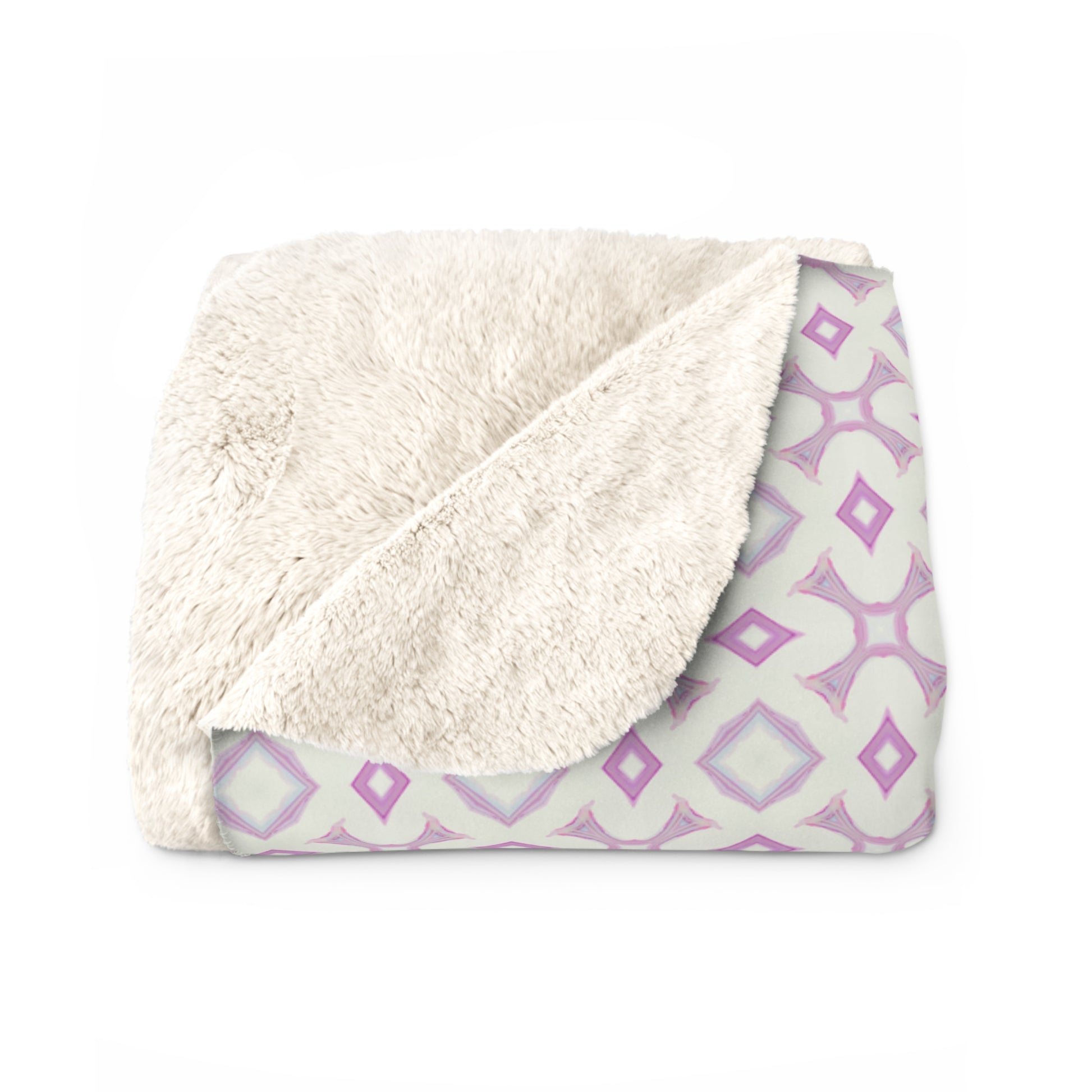 Unbelievably fluffy and warm - our high quality cozy fleece blanket in pink and white is impossible to leave behind. The perfect size for snuggling on the couch, by the fireplace or at outdoor events.
.: Made with 100% polyester that's 1/8'' (3mm) thick for extra warmth and a feel that is supremely soft to the touch. 
.: All fleeces come with a one-sided print and a velvety, plush backside for extra coziness. 
.: Available in 2 sizes - 50 x 60 throw size and 60 x 80 twin bed size