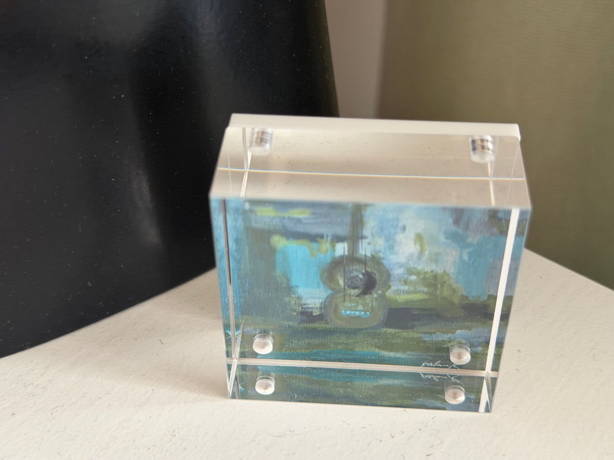 Where the Green Grass Grows - 2x2 Acrylic Block Art Print | Mini Art Monday