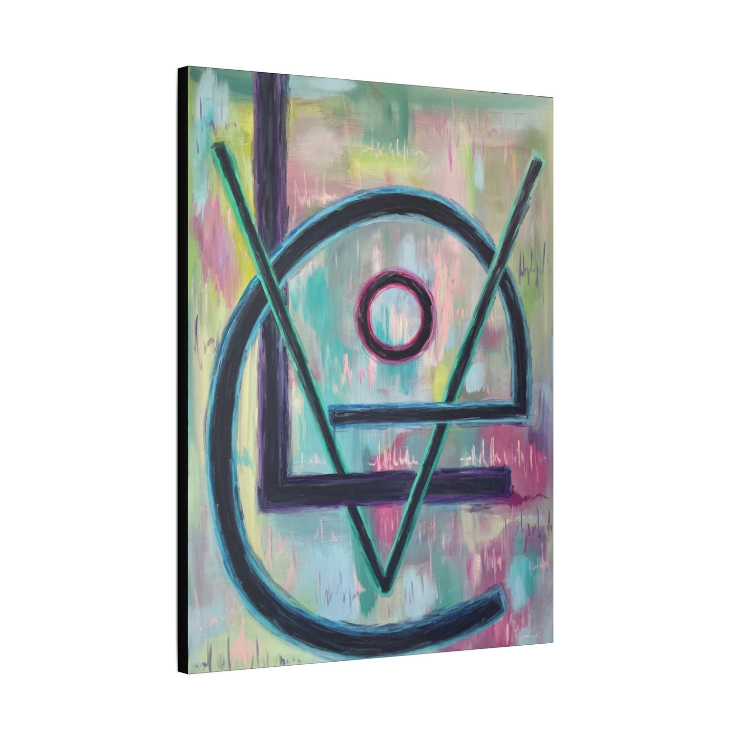 Canvas Fine Art Print - "Love is a Vibe"