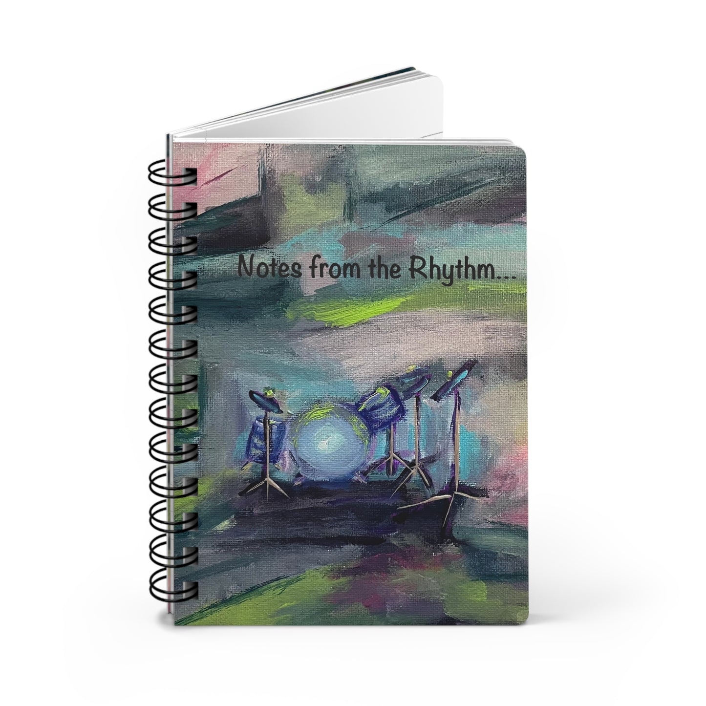 Spiral Bound Notebook: Drums - Notes from the Rhythm