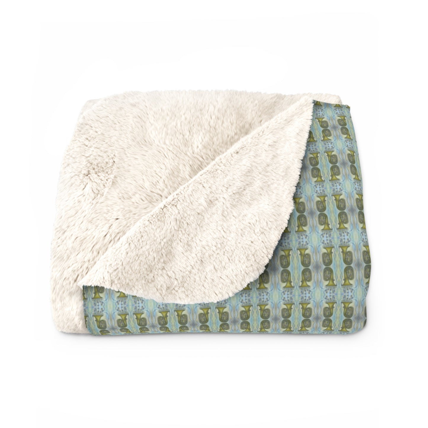 Sherpa Throw Blanket - Tubas (SF-TUBA)