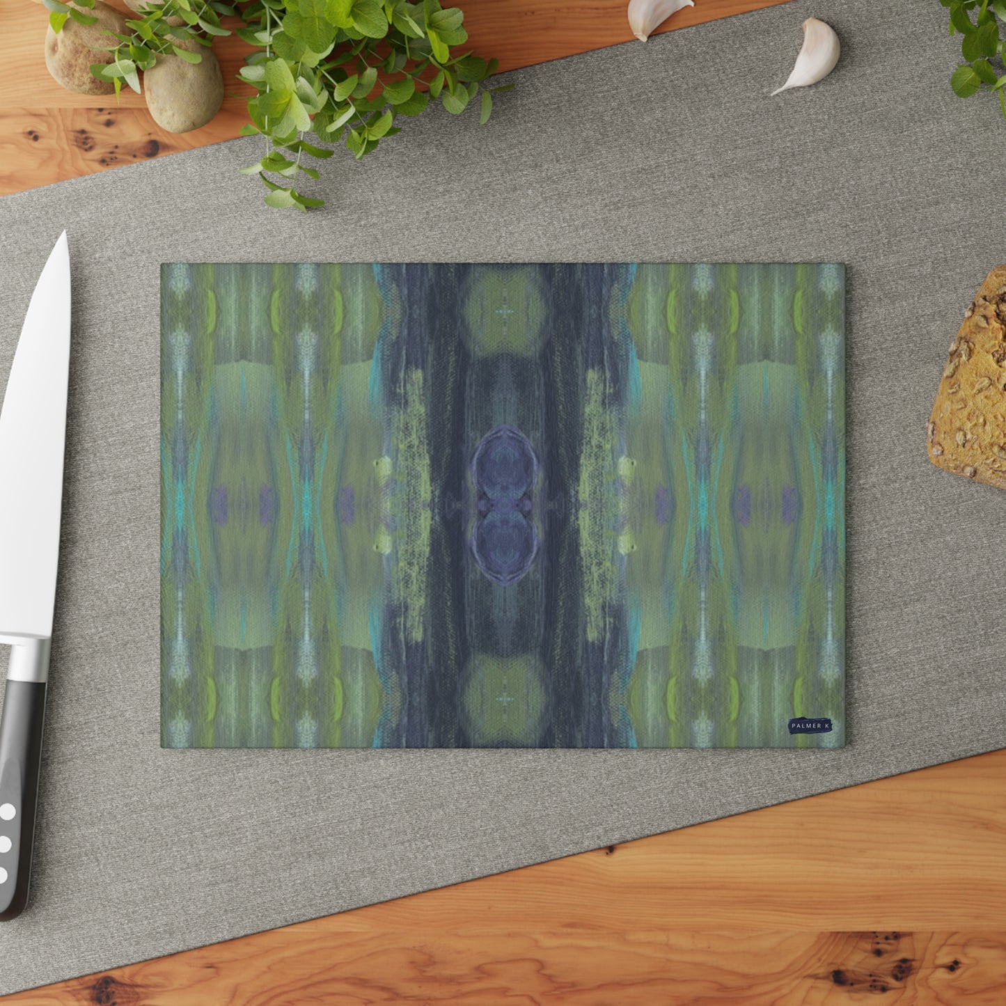 Glass Cutting Board - Hooks on the Bridge (AFM/P6A)