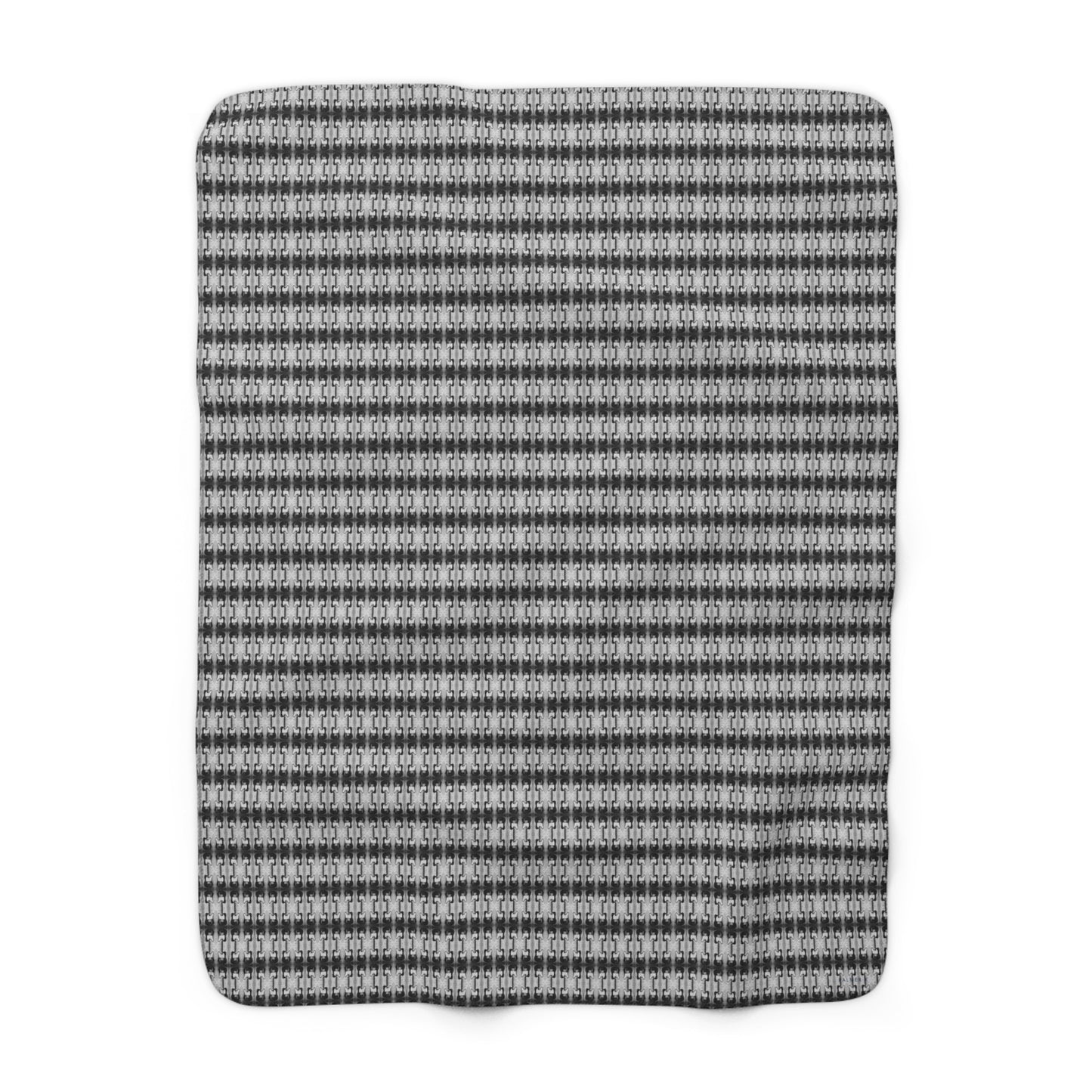 Sherpa Throw Blanket - Black and White telecaster guitars (SF2-OMB/BW)