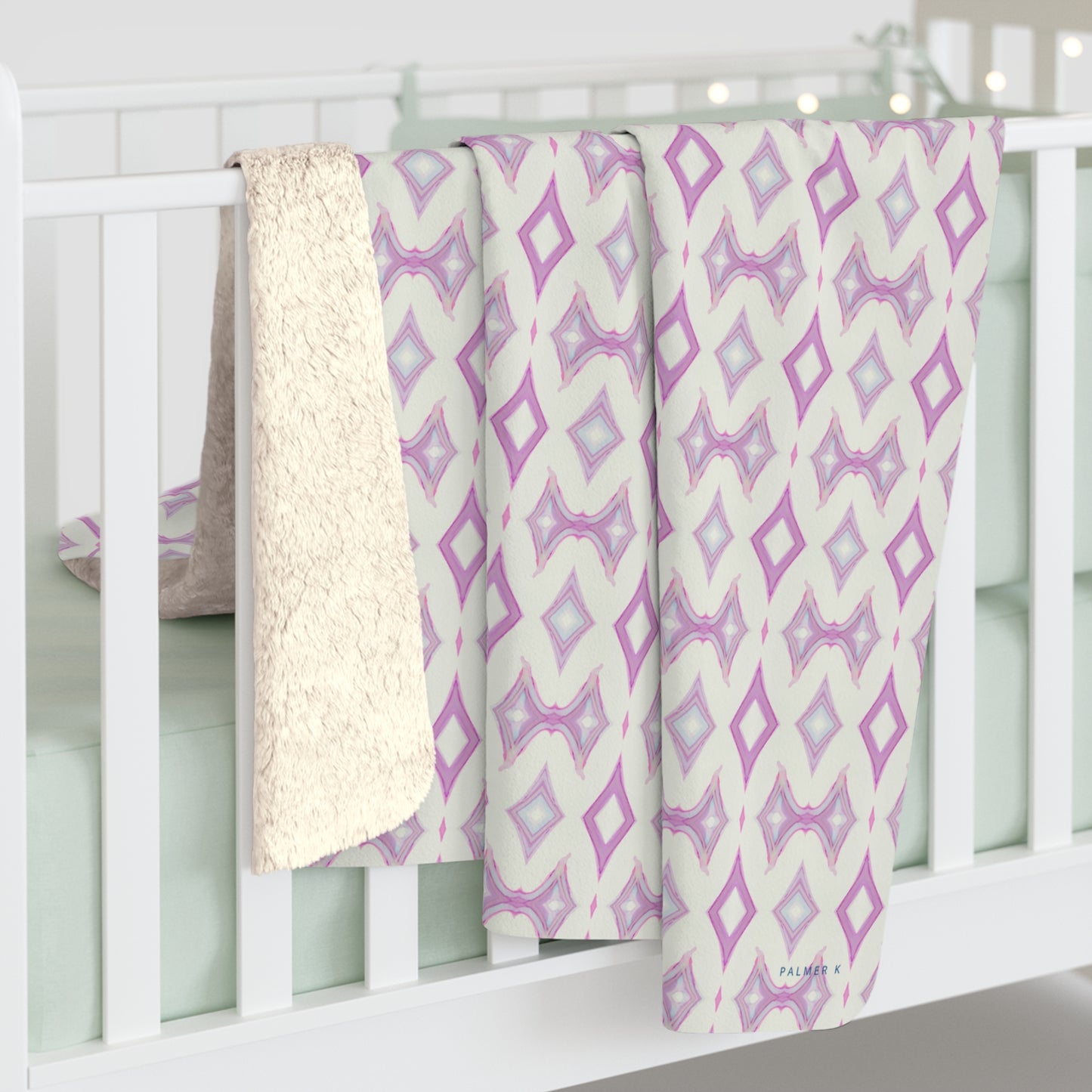 Sherpa Throw Blanket - Double Diamond (OH/P2)