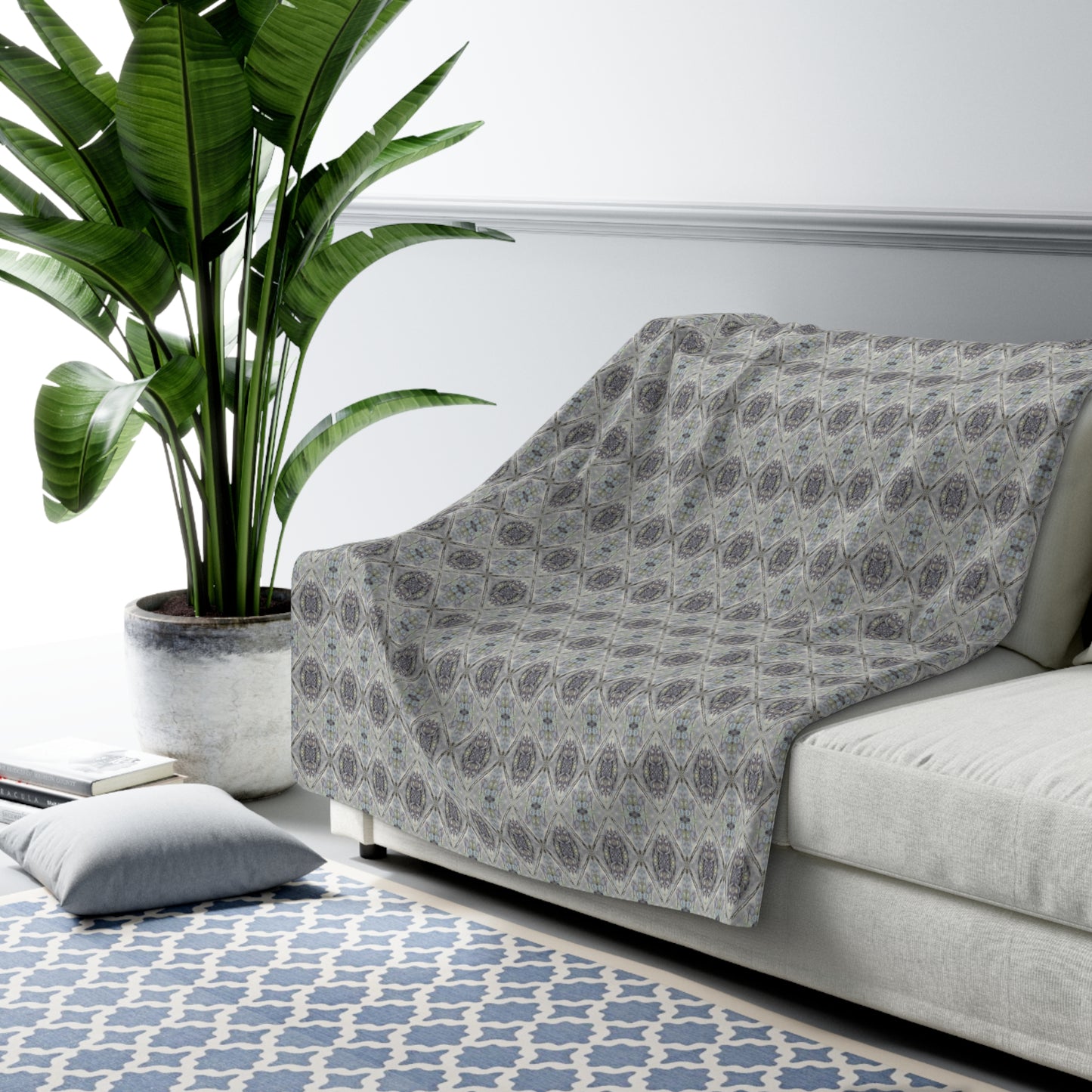 Sherpa Throw Blanket - Flutes (SF-MD)