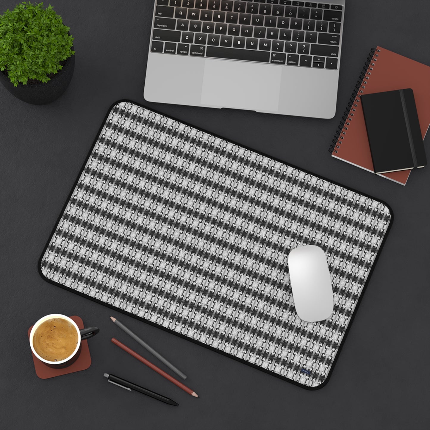 Desk Pad - Black and White Telecaster Guitars (DP - OMB/BW)