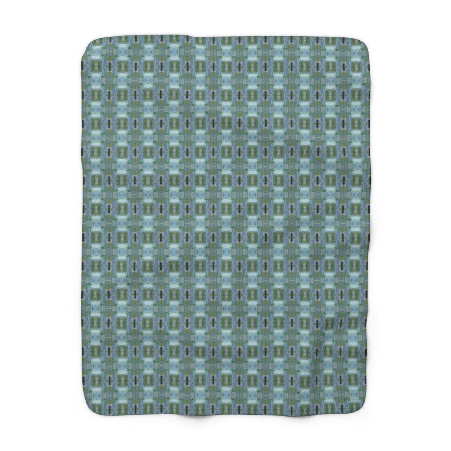 Unbelievably fluffy and warm - our high quality cozy fleece blanket in blue and green geometric pattern is impossible to leave behind. The perfect size for snuggling on the couch, by the fireplace or at outdoor events.
.: Made with 100% polyester that's 1/8'' (3mm) thick for extra warmth and a feel that is supremely soft to the touch.
.: All fleeces come with a one-sided print and a velvety, plush backside for extra coziness.
.: Available in 2 sizes - 50 x 60 throw size and 60 x 80 twin bed size