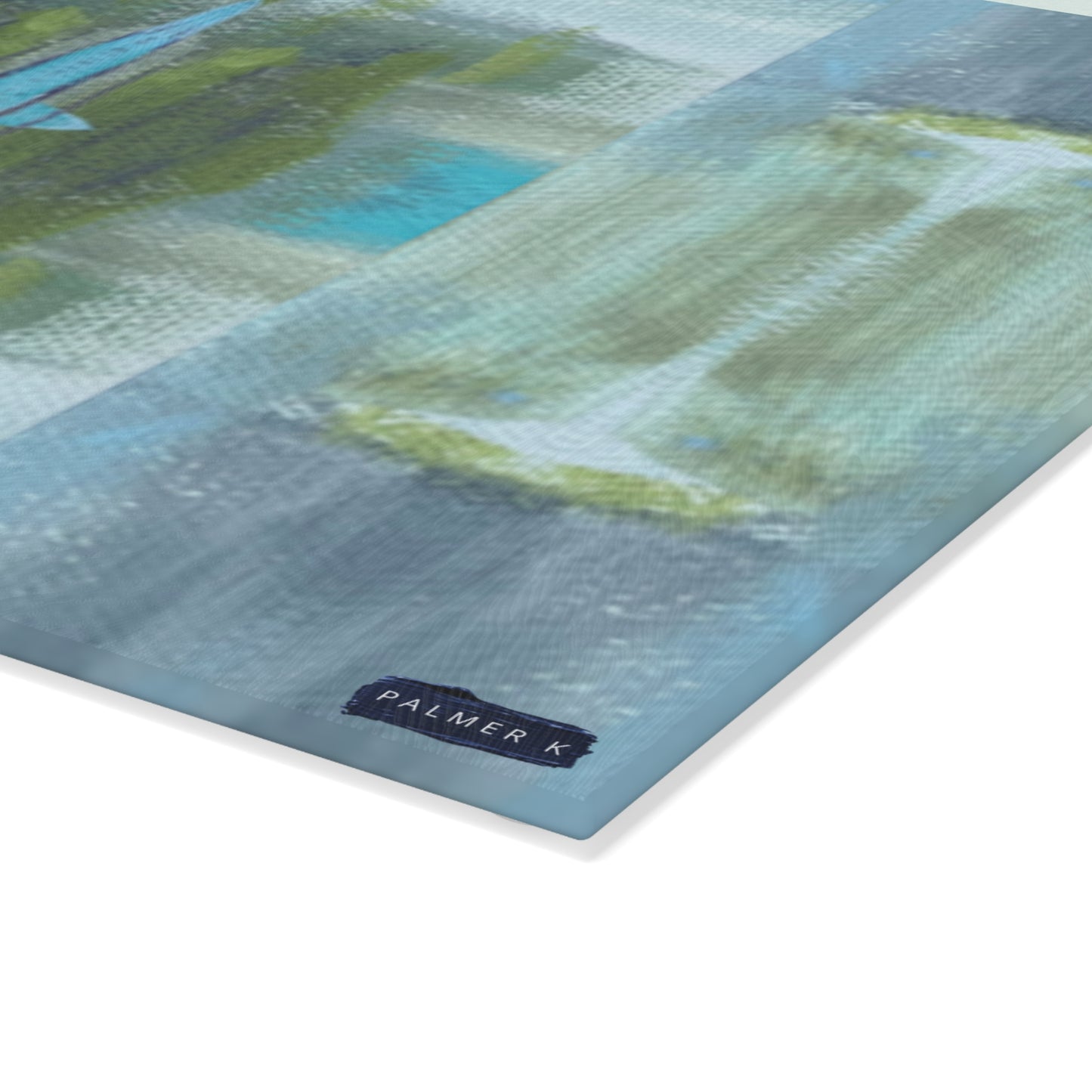 Glass Cutting Board - Pentatonic Plaid (ABJ/P14)