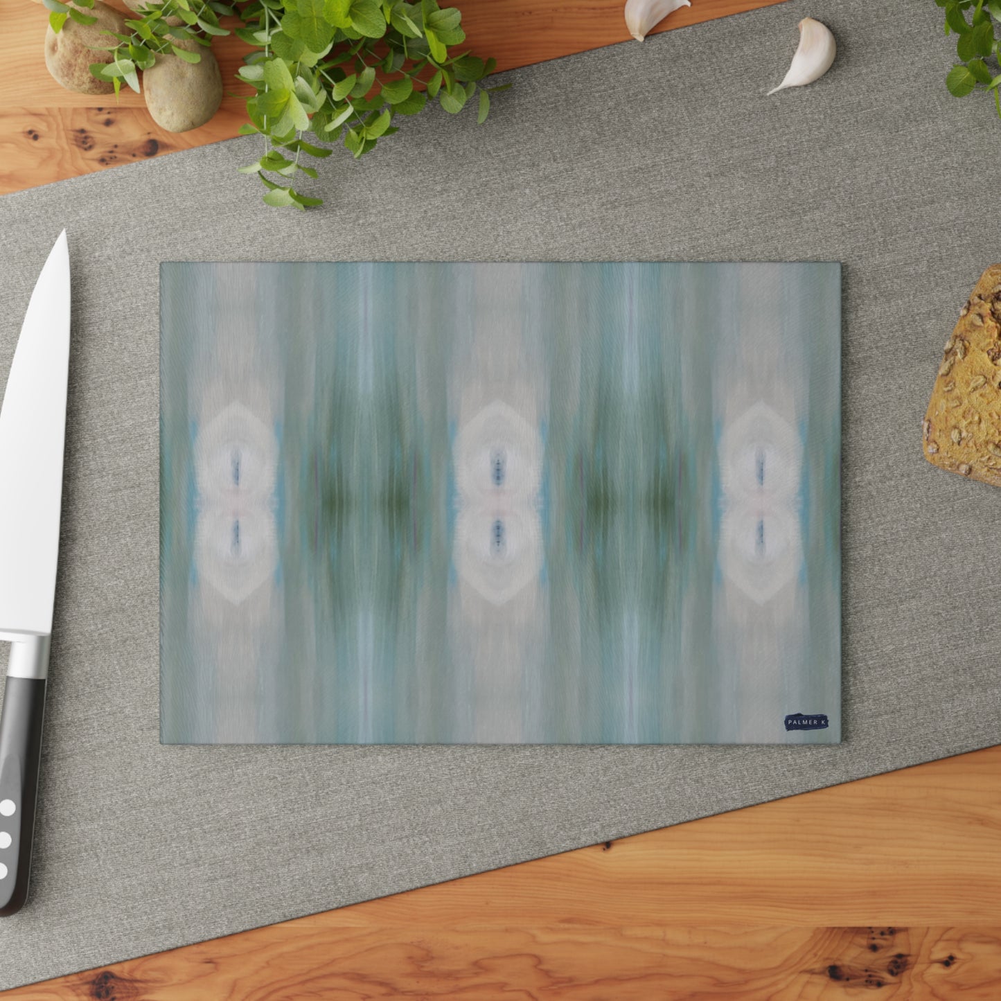 Glass Cutting Board - Foggy Mornings (LLO/P16)