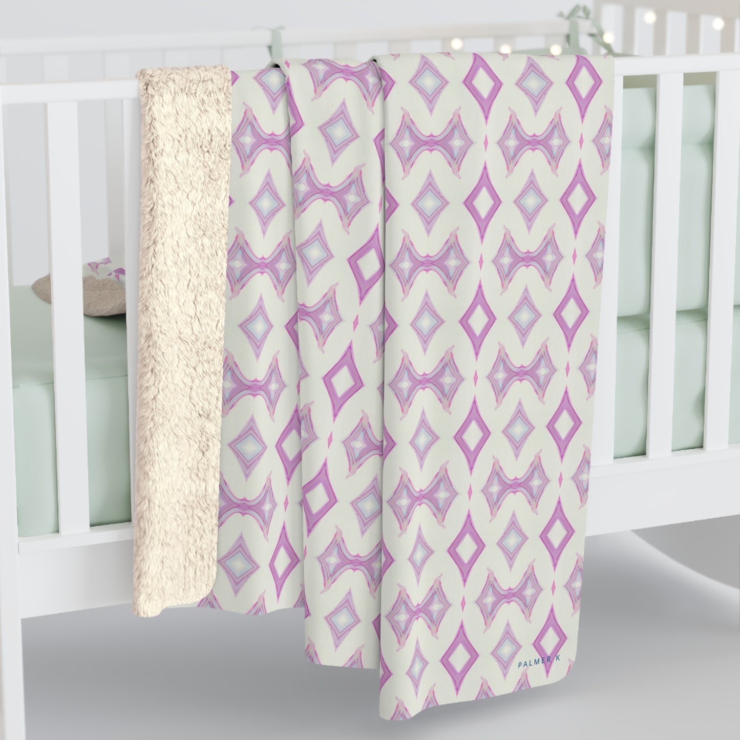 Sherpa Throw Blanket - Double Diamond (OH/P2)