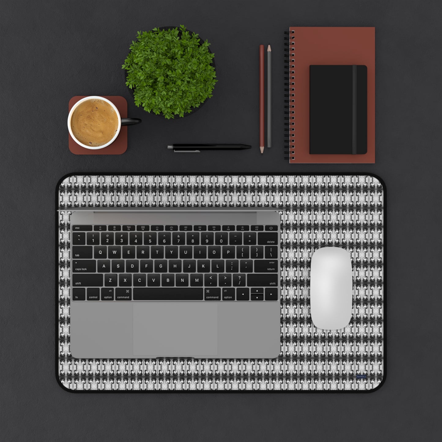 Desk Pad - Black and White Telecaster Guitars (DP - OMB/BW)