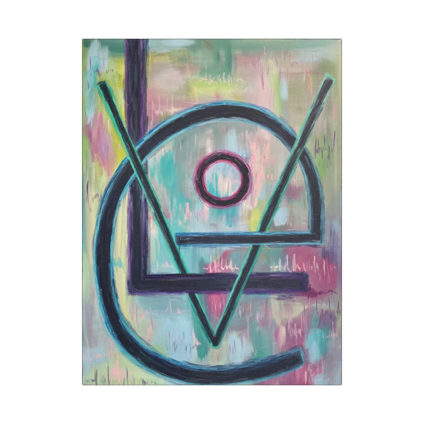 Canvas Fine Art Print - "Love is a Vibe"