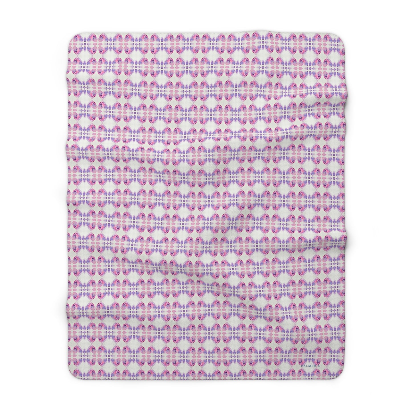 Sherpa Throw Blanket - Pink Hearts (EH/P1A)