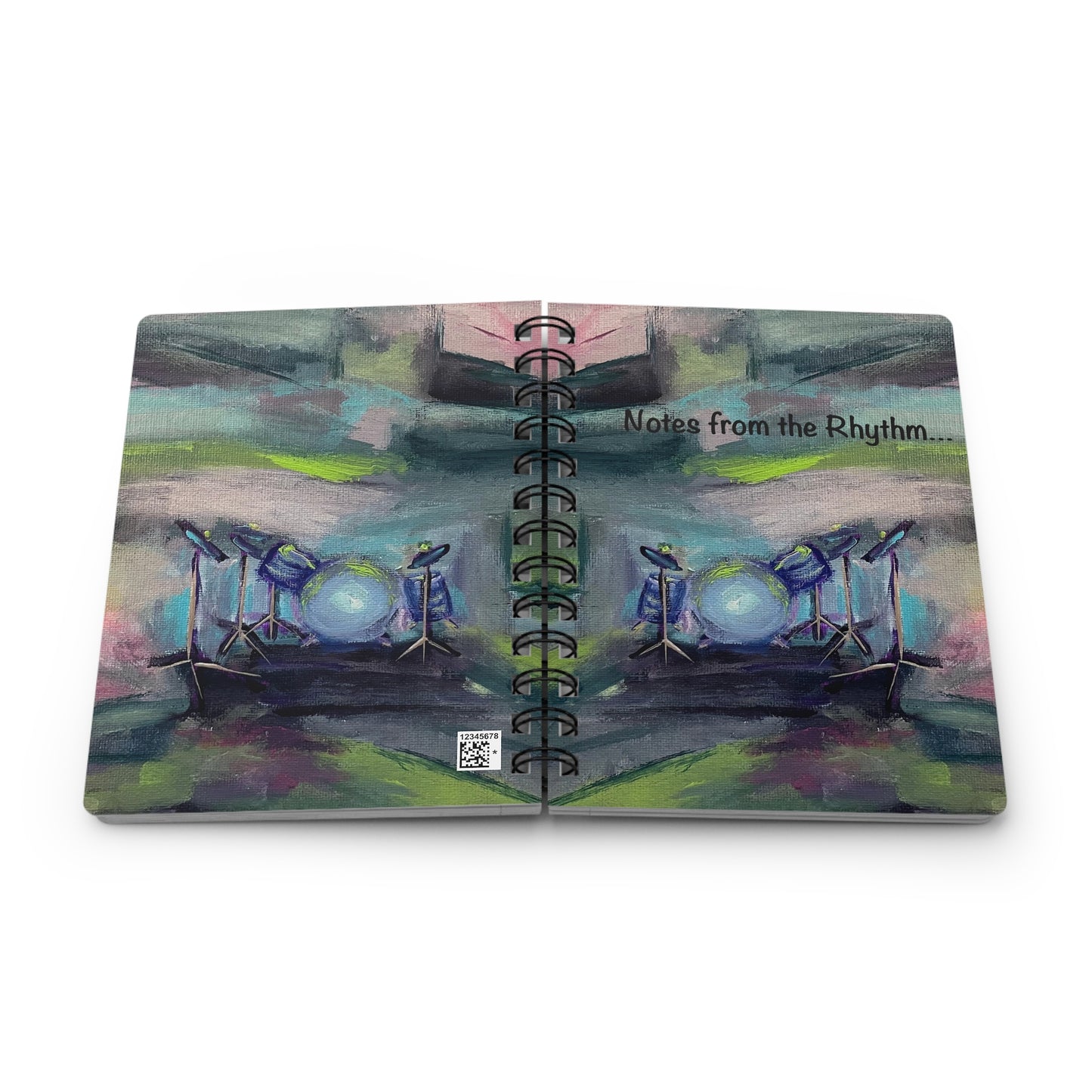 Spiral Bound Notebook: Drums - Notes from the Rhythm