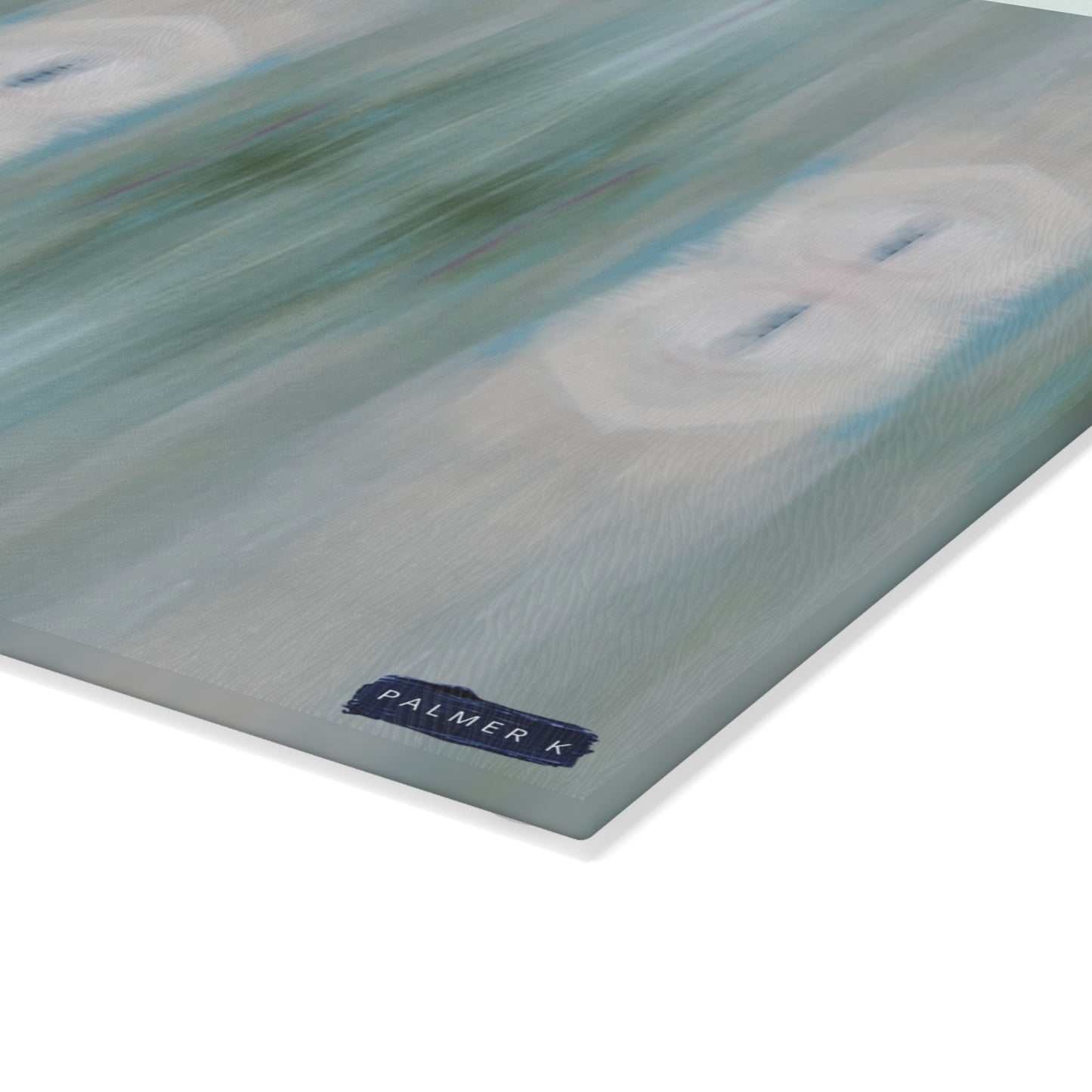 Glass Cutting Board - Foggy Mornings (LLO/P16)