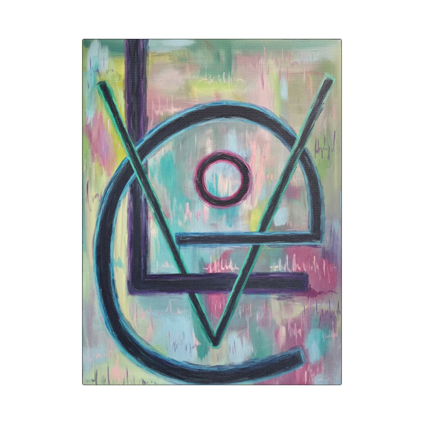 Canvas Fine Art Print - "Love is a Vibe"