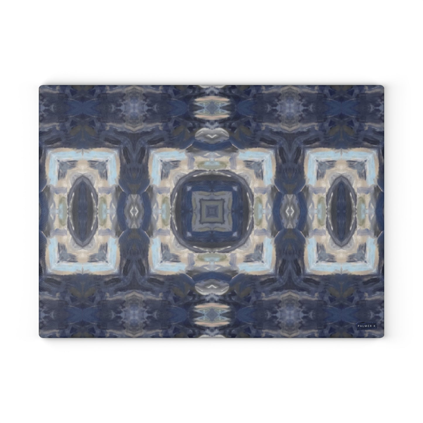 Textured Glass Cutting Board - Stride Geometry (TRAIL/P12A)