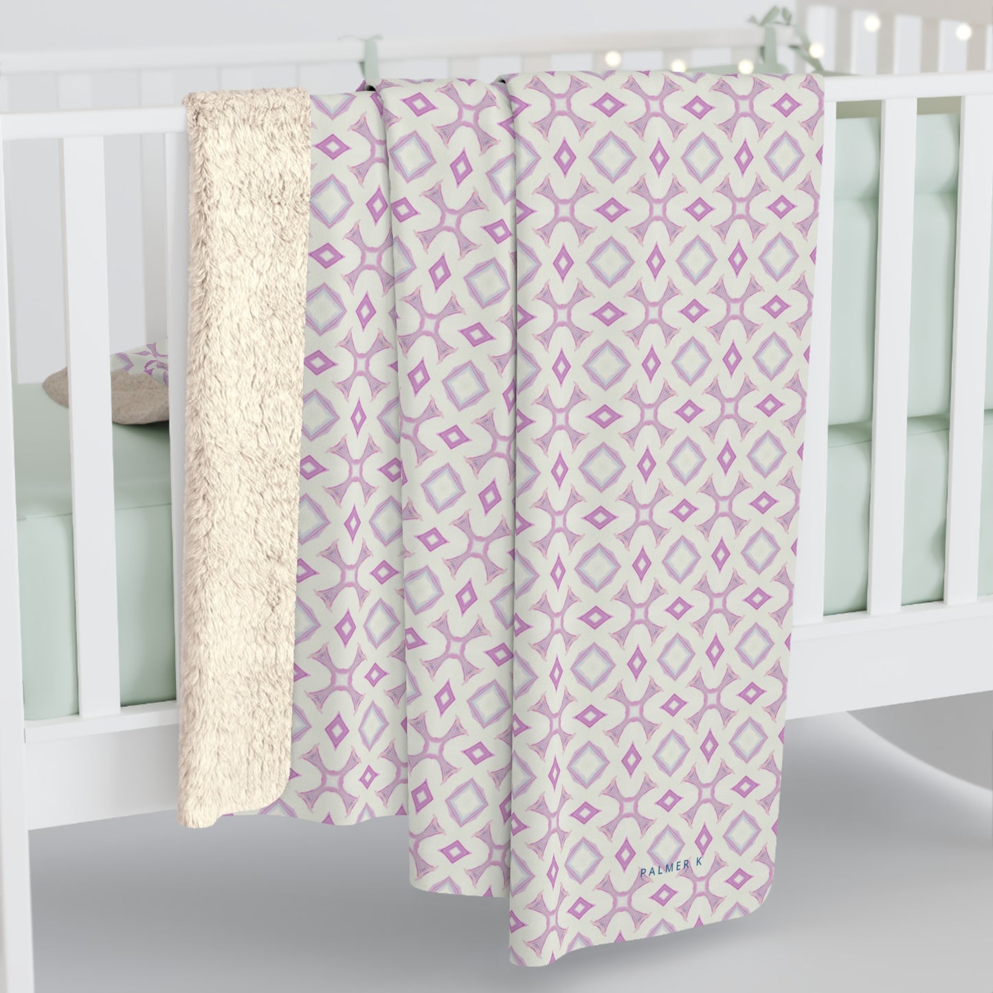 Unbelievably fluffy and warm - our high quality cozy fleece blanket in pink and white is impossible to leave behind. The perfect size for snuggling on the couch, by the fireplace or at outdoor events.
.: Made with 100% polyester that's 1/8'' (3mm) thick for extra warmth and a feel that is supremely soft to the touch.
.: All fleeces come with a one-sided print and a velvety, plush backside for extra coziness.
.: Available in 2 sizes - 50 x 60 throw size and 60 x 80 twin bed size