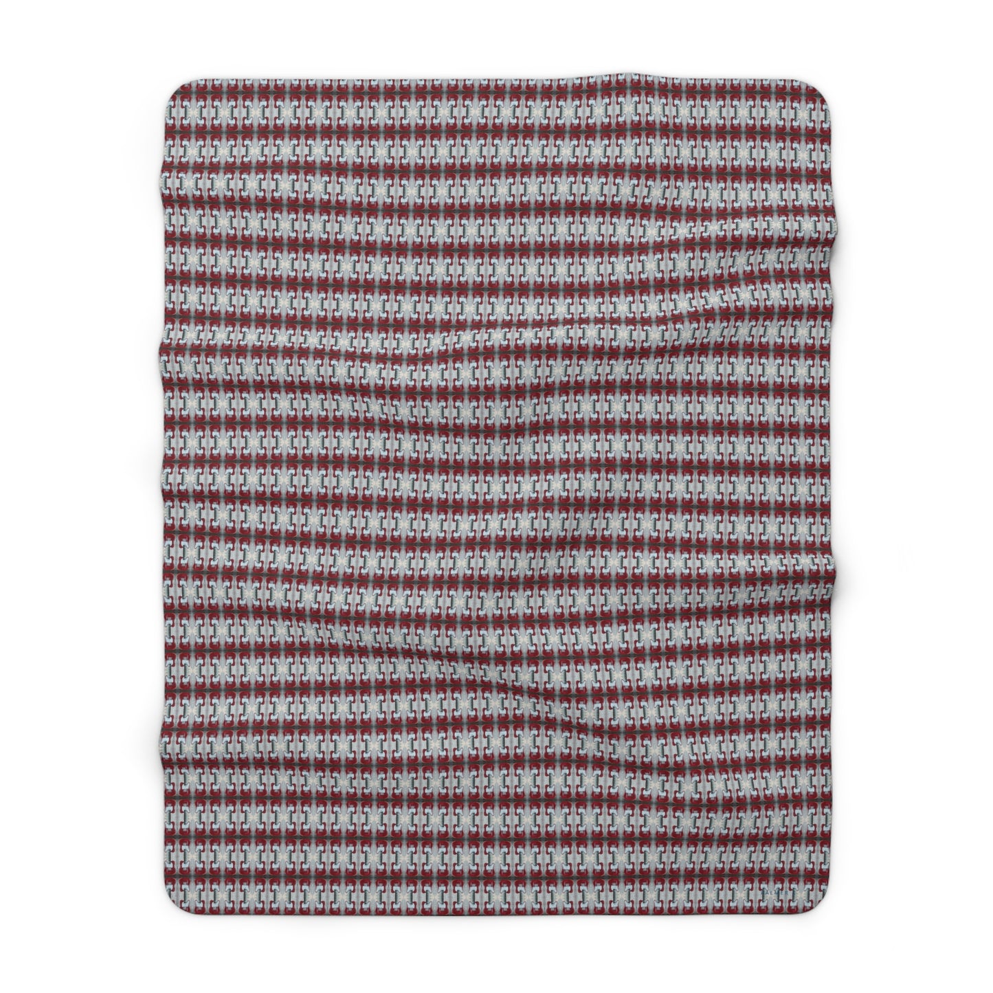 Sherpa Throw Blanket - Red Telecaster Guitars (SF2-OMB)
