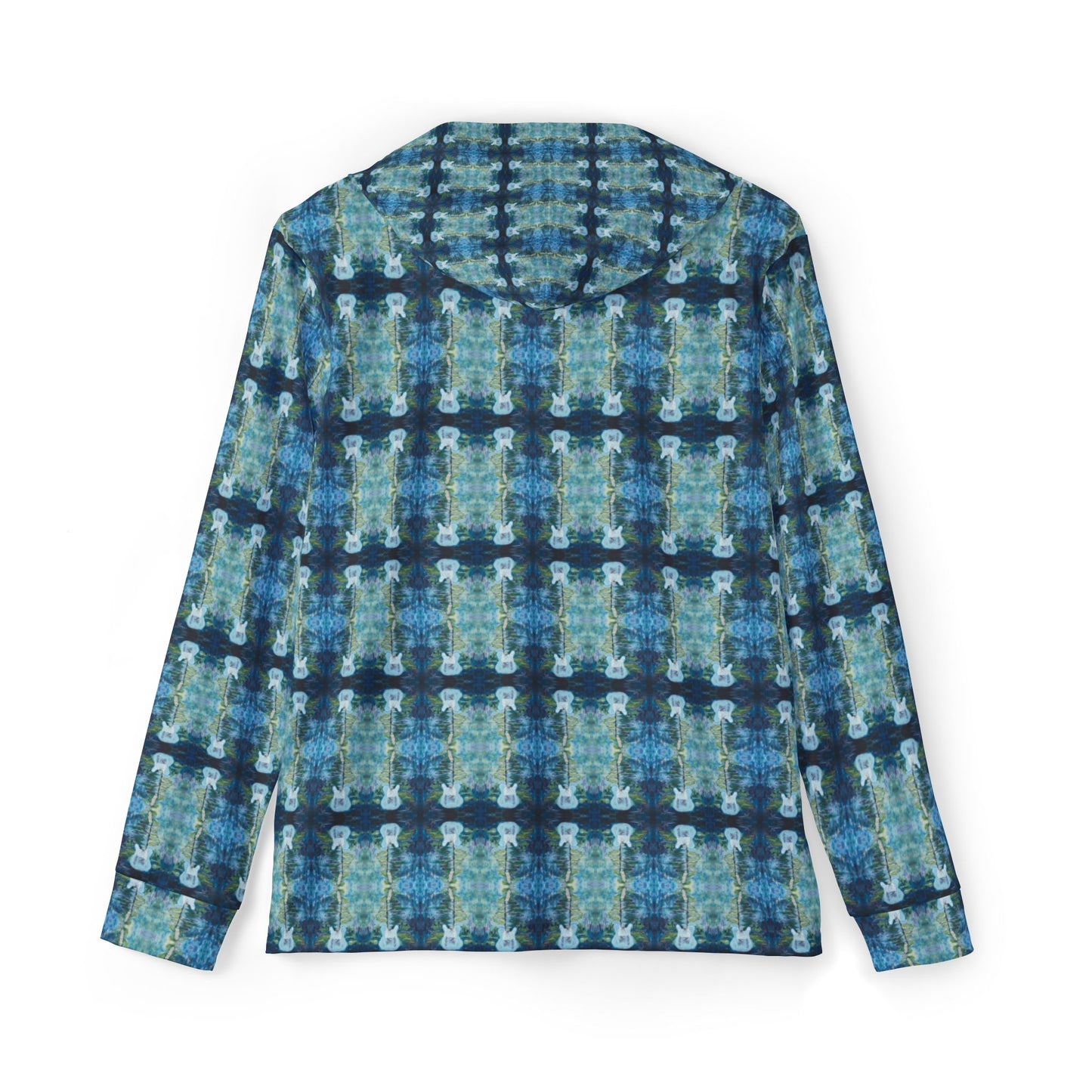Rashguard / Unisex Sports Warmup Hoodie UPF +50 - Blue Guitars (NBH/P1)