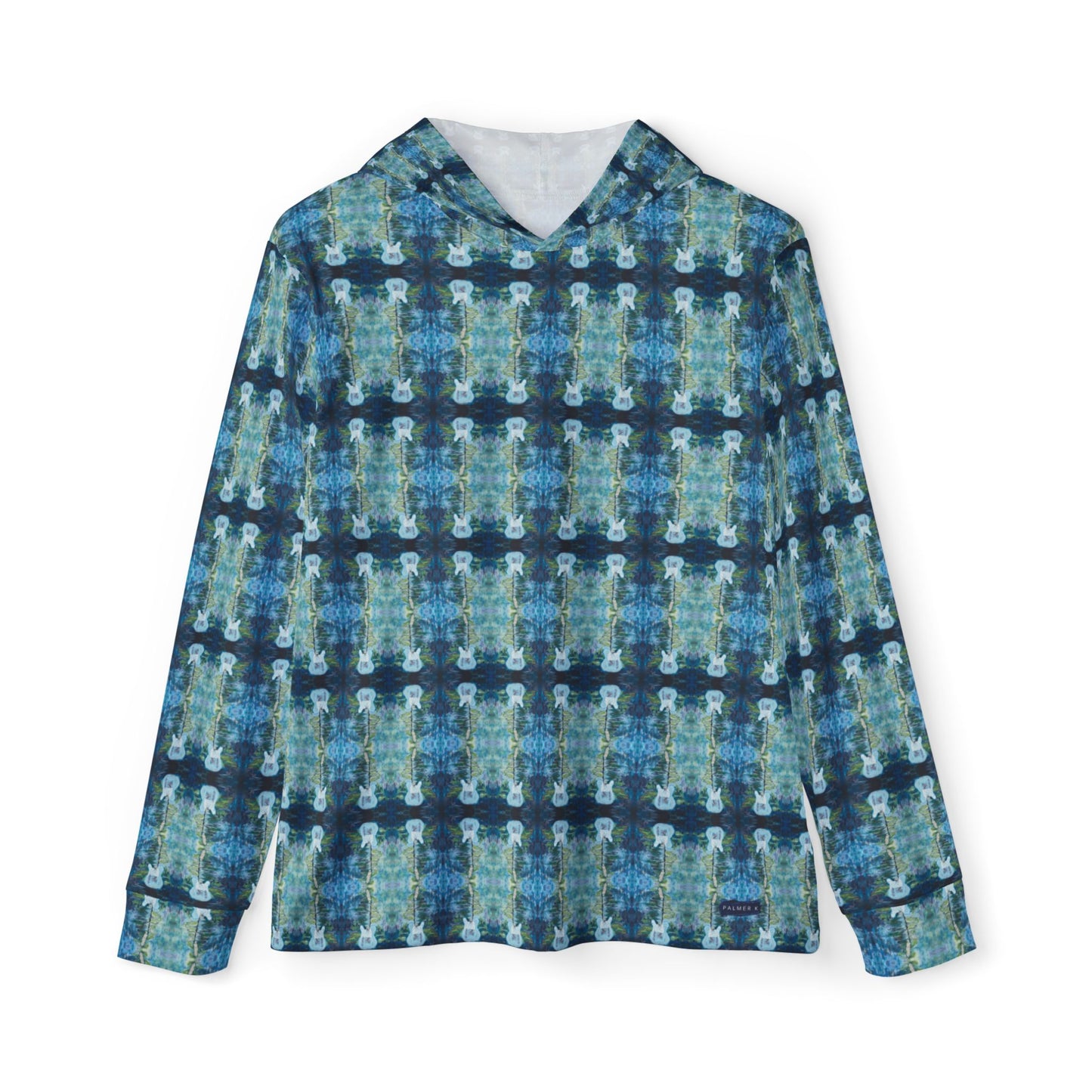 Rashguard / Unisex Sports Warmup Hoodie UPF +50 - Blue Guitars (NBH/P1)