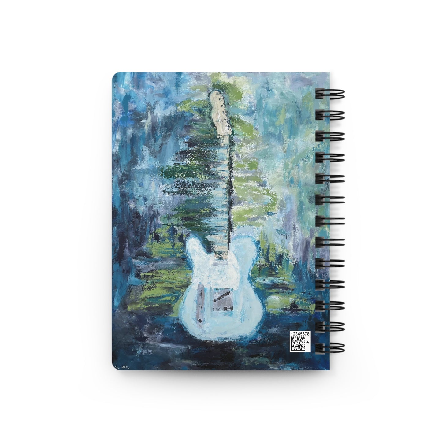 Spiral Bound Notebook: Notes from the Guitar Strings - Telecaster Guitar