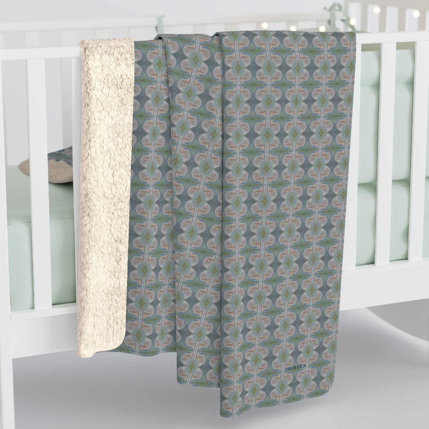 Sherpa Throw Blanket - French Horns (SF-FH)