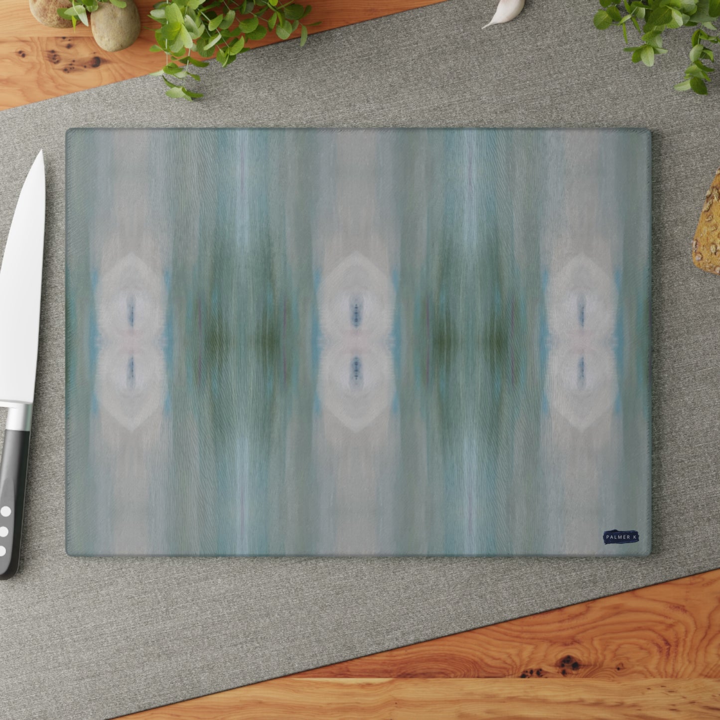 Glass Cutting Board - Foggy Mornings (LLO/P16)