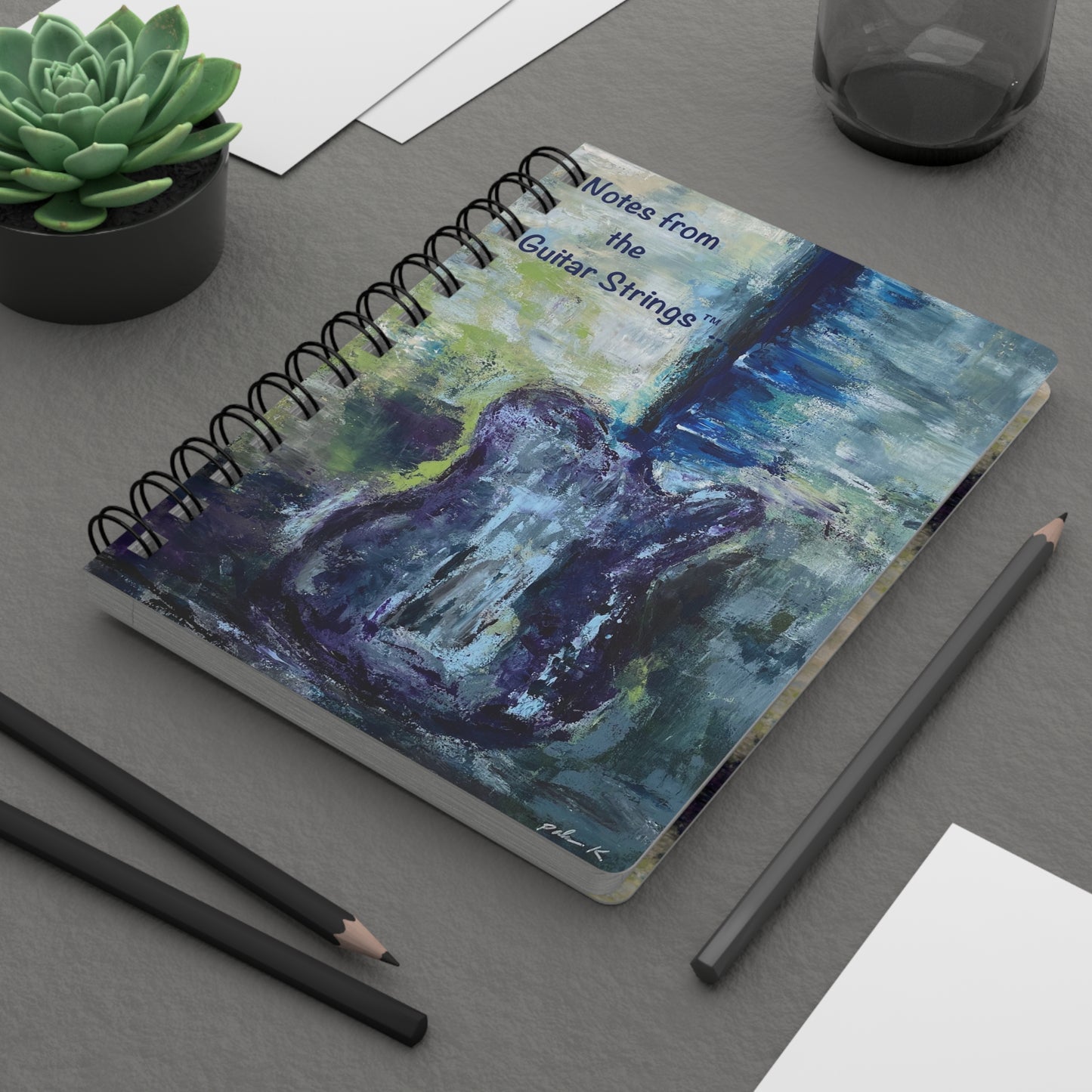 Spiral Bound Notebook - Notes from the Guitar Strings: Telecaster Guitar