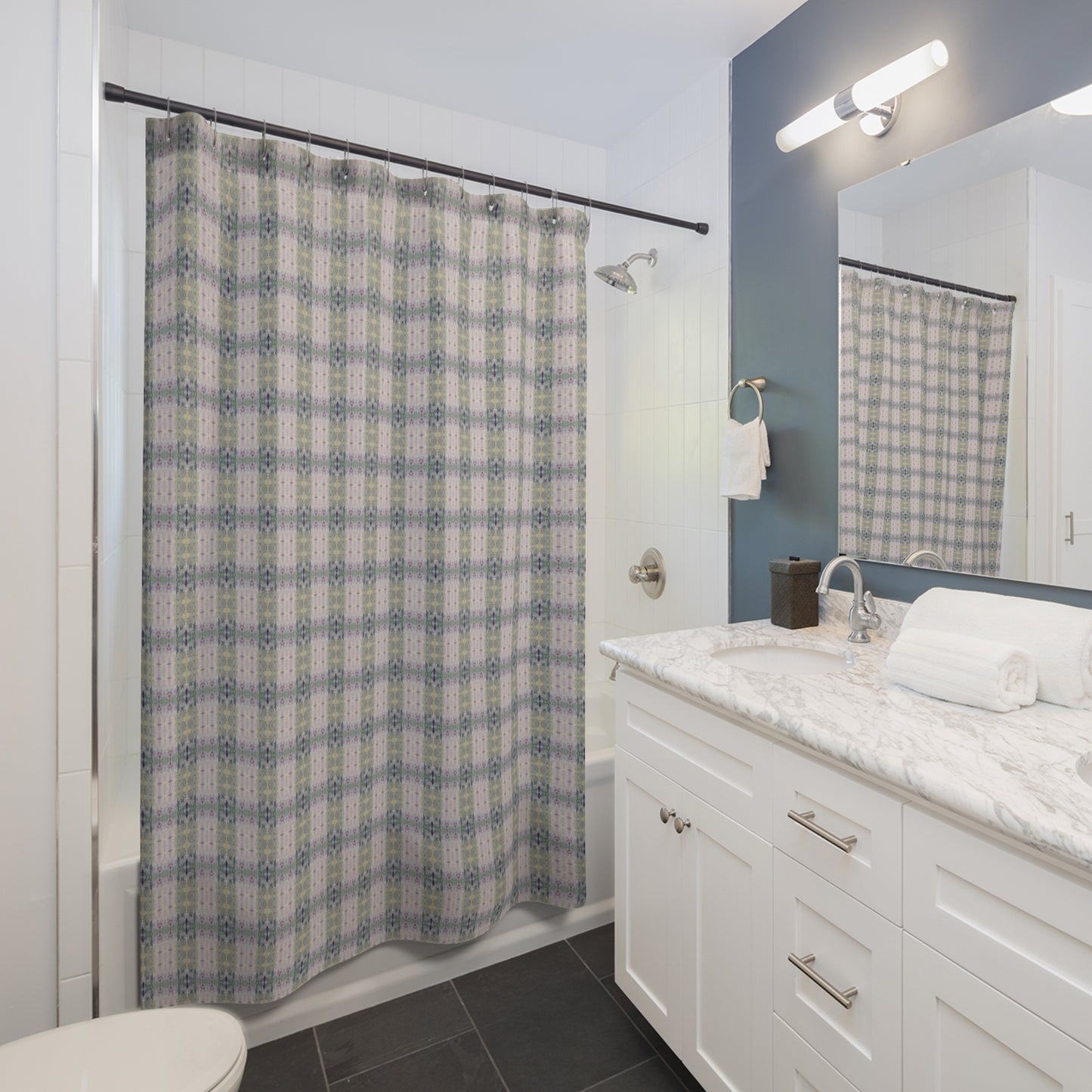 Shower Curtain - Hourglass Plaid 2 (TR/P10A)