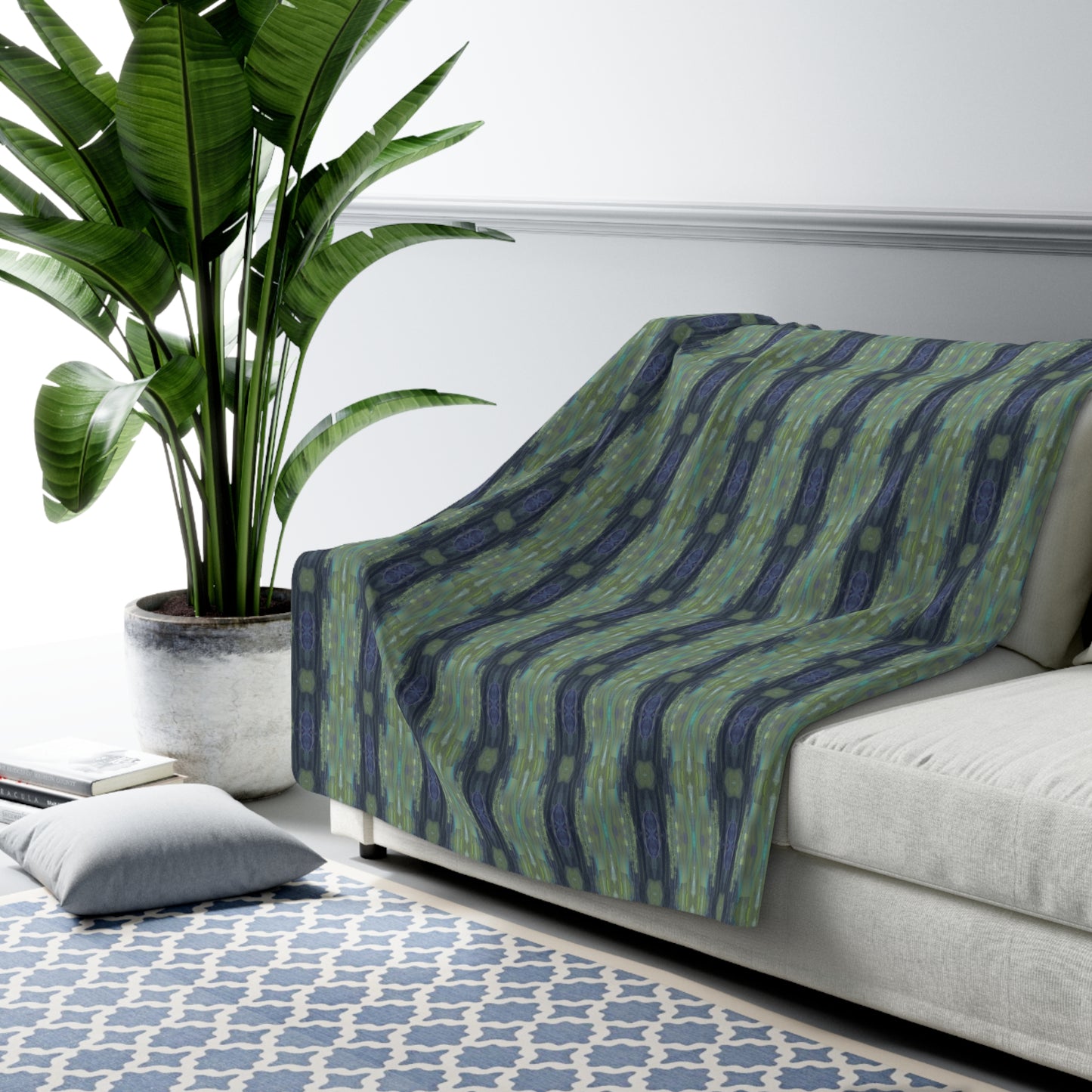 Unbelievably fluffy and warm - this high quality cozy fleece blanket is impossible to leave behind. The perfect size for snuggling on the couch, by the fireplace or at outdoor events.
.: Made with 100% polyester that's 1/8'' (3mm) thick for extra warmth and a feel that is supremely soft to the touch.
.: All fleeces come with a one-sided print and a velvety, plush backside for extra coziness.
.: Available in 2 sizes - 50 x 60 throw size and 60 x 80 twin bed size