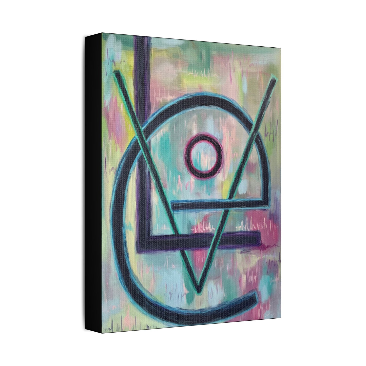 Canvas Fine Art Print - "Love is a Vibe"