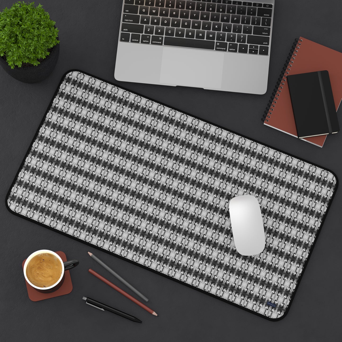 Desk Pad - Black and White Telecaster Guitars (DP - OMB/BW)