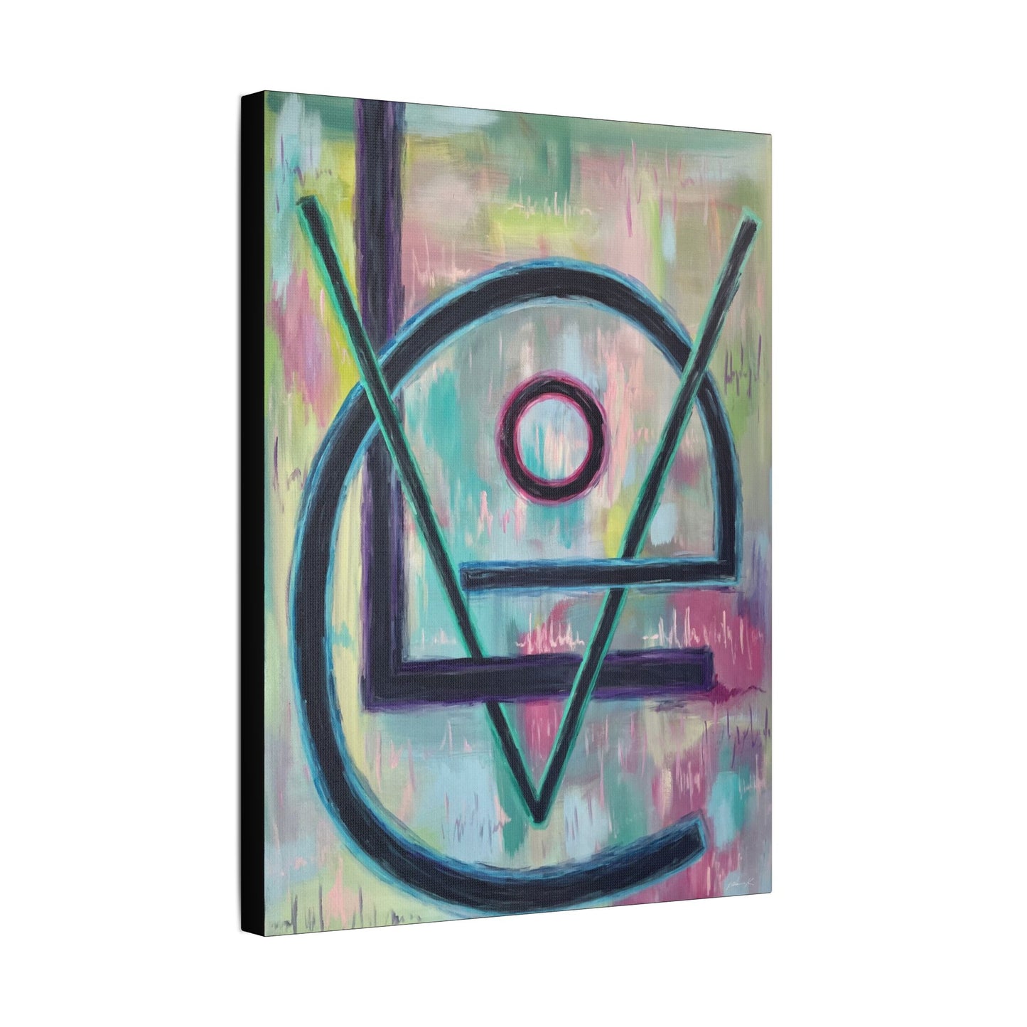 Canvas Fine Art Print - "Love is a Vibe"