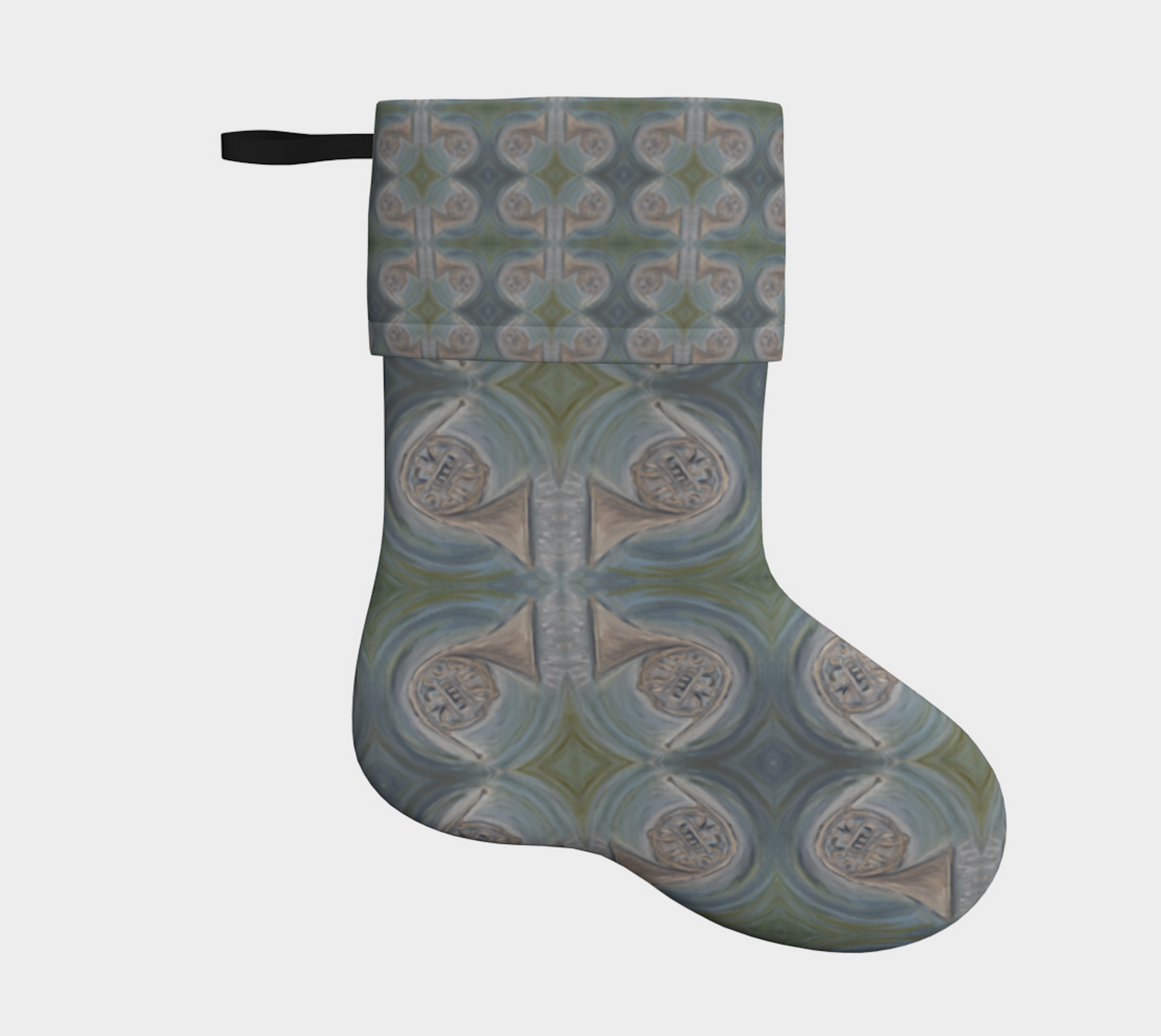 Holiday Christmas stocking - French Horns (HS-FH)