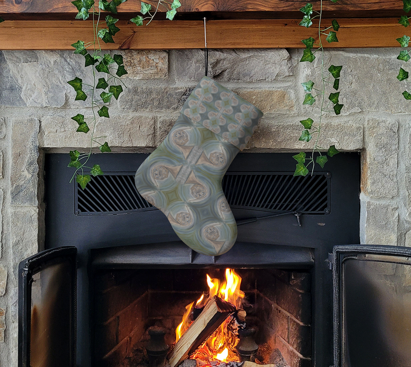 Holiday Christmas stocking -  French Horns (HS-FH)