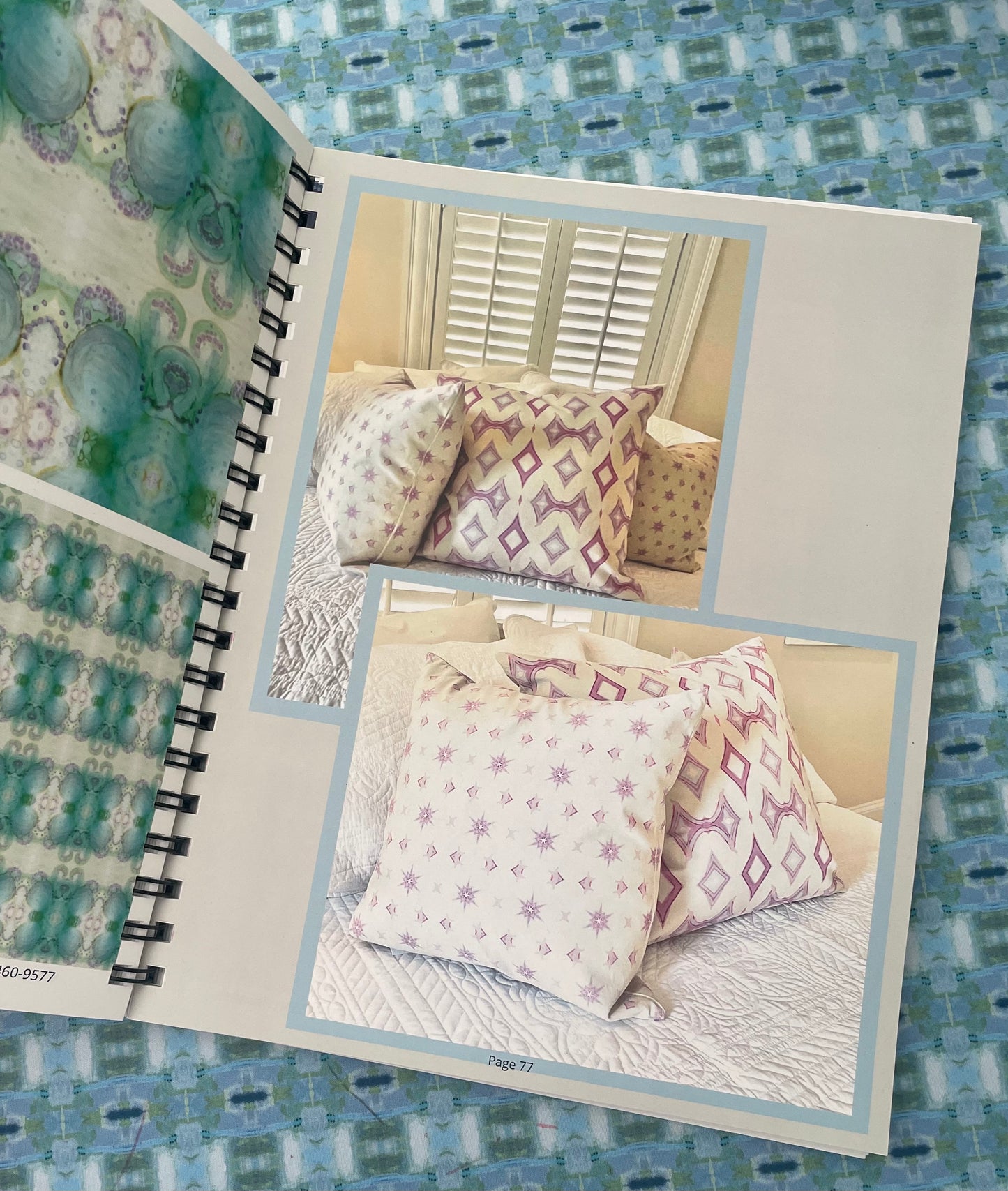 PALMER K Designs Fabric & Wallpaper Lookbook - 200+ Pattern Collection (Spiral Bound Hardcopy)