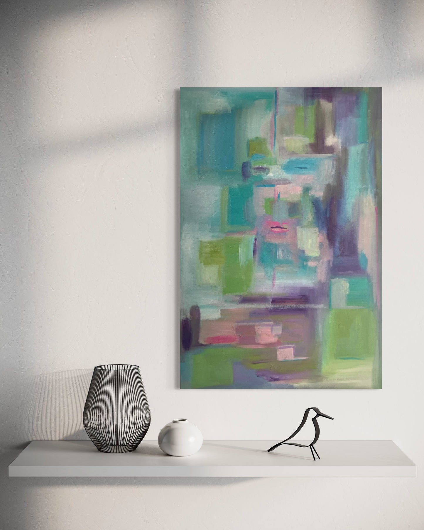 "Pressed Against the Glass - Winter's Wait"