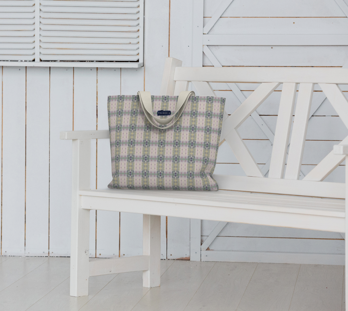 Market Tote - Hourglass Plaid (TR/P10A