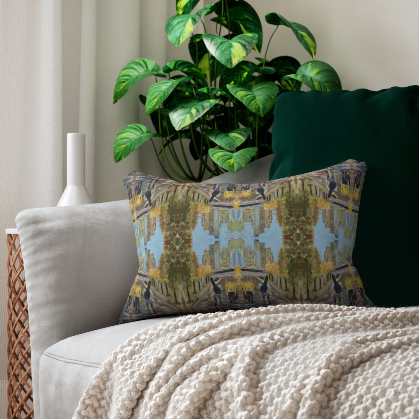 Velvet Lumbar Pillow - Musicians (OTP/P2)