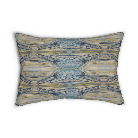 Velvet Lumbar Pillow - Trombones (TJ/P1)