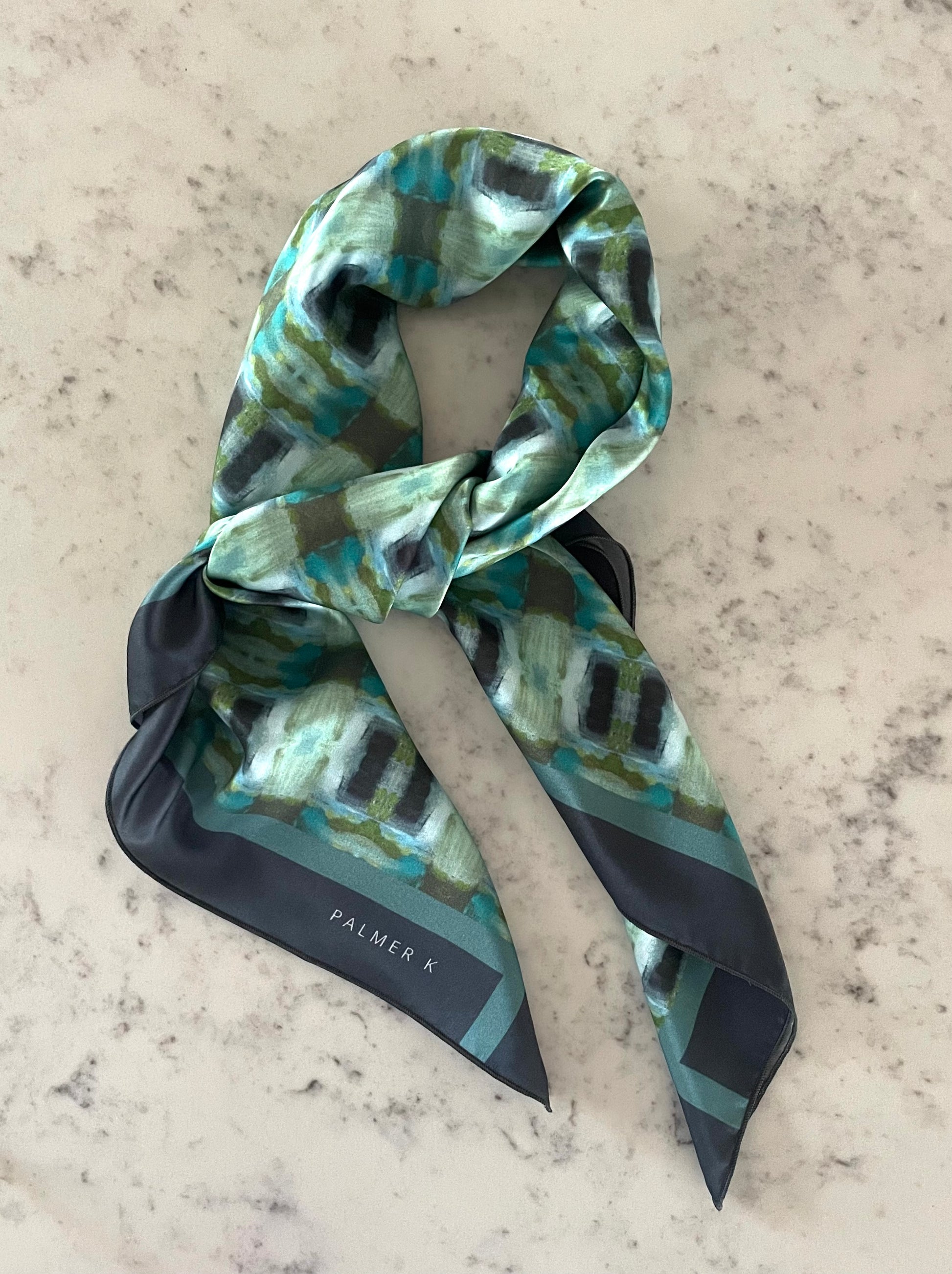The epitome of luxury when it comes to accessorizing, our 100% Silk Charmeuse scarves are a gorgeous upscale addition to anyone's wardrobe.   Tie it around your neck or handbag, use as a shawl, or wrap around your head like Audrey Hepburn - so many functional uses, our scarves are a wardrobe must-have staple!
100% Silk Charmeuse (12 momme)
Generously sized 36" x 36" square
Arrives in signature gift box
Sustainably printed 