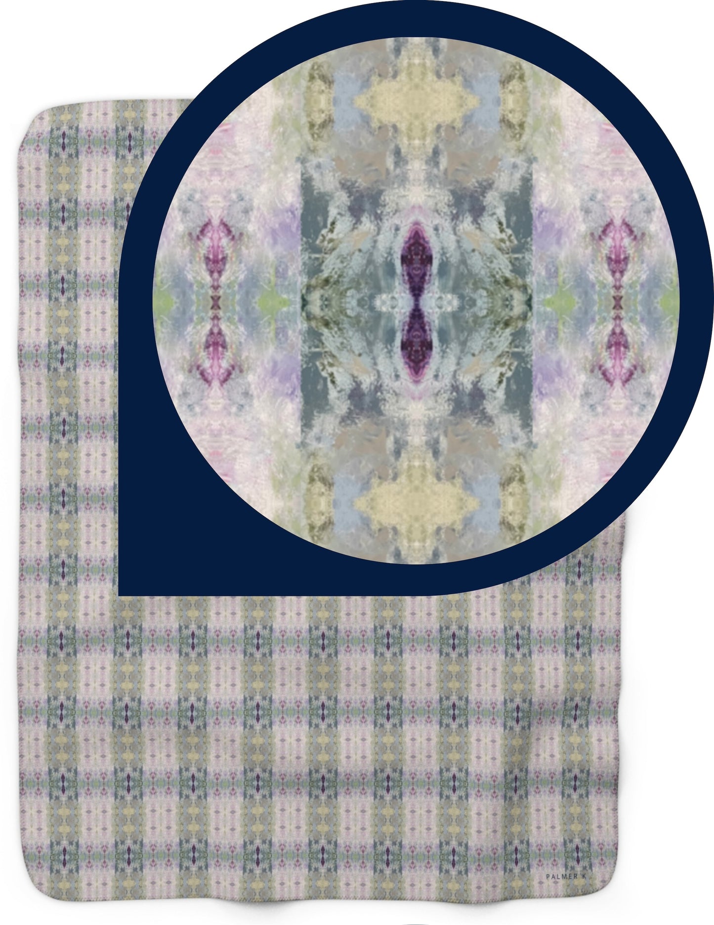 Sherpa Throw Blanket - Hourglass Plaid (TR/P10A)