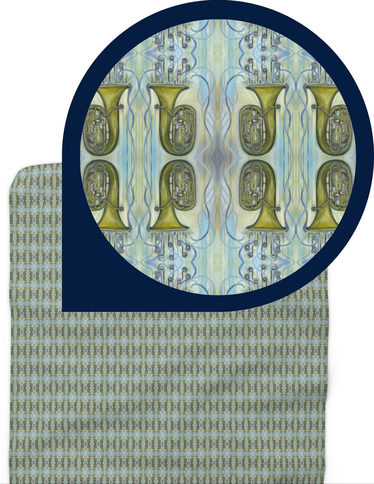 Sherpa Throw Blanket - Tubas (SF-TUBA)