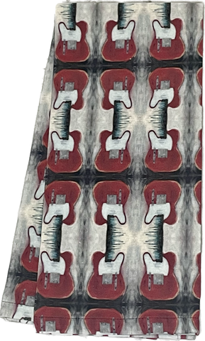 Tea Towel - Red Telecaster Guitars (OMB/P1)