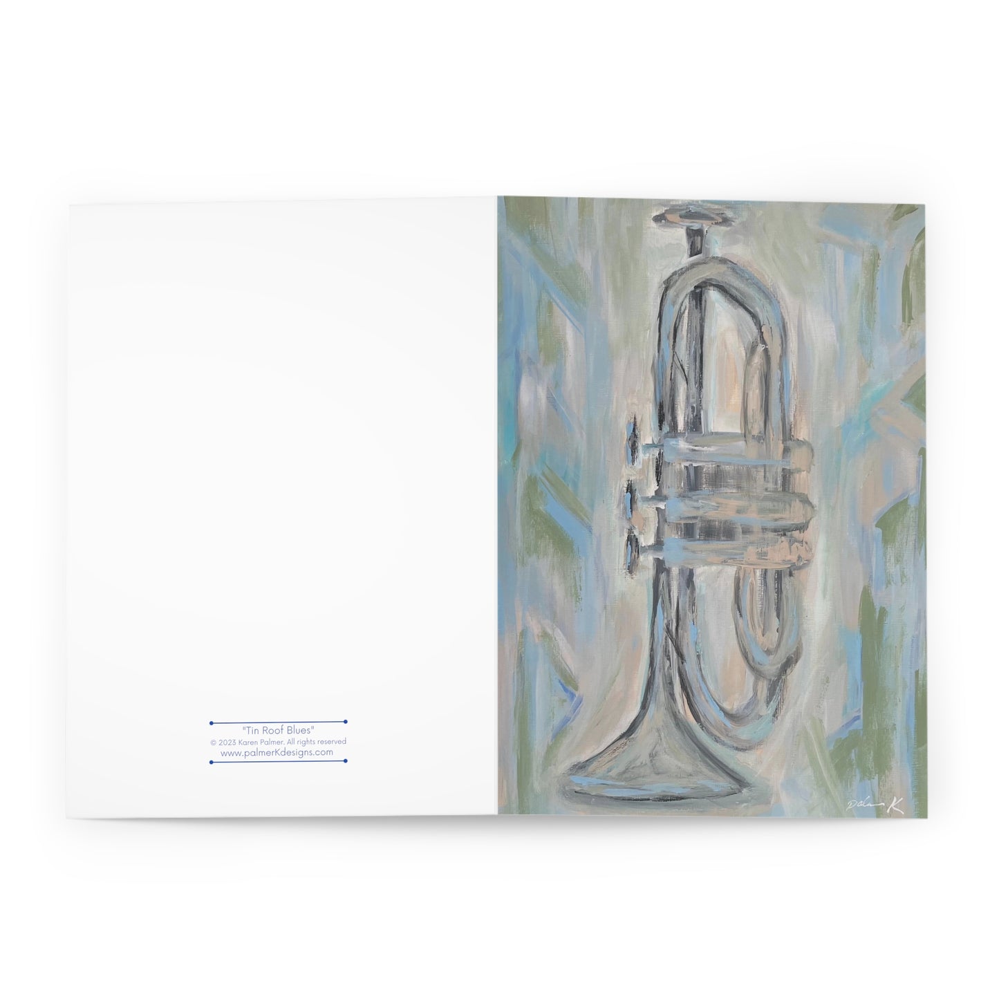 Note Cards (5 Pack) - "Tin Roof Blues"