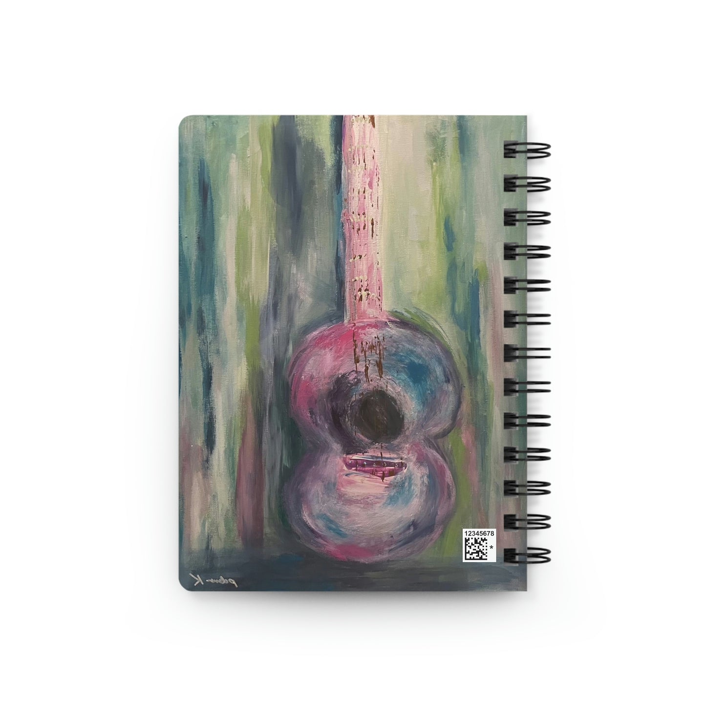 Spiral Bound Notebook: Notes from the Guitar Strings - Acoustic Guitar