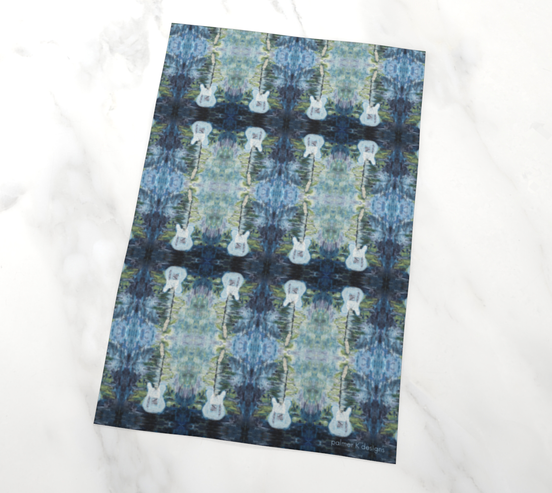 Tea Towel - Blue Telecaster Guitars (TEA-NBH/P6)